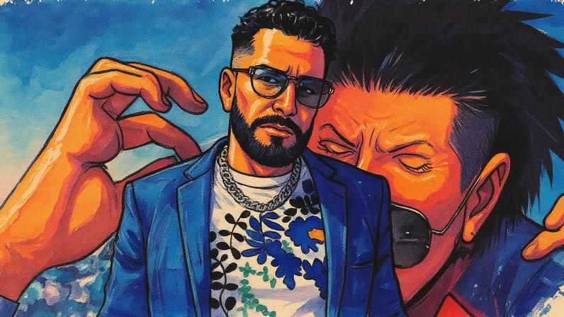 Cantor Latino em uma foto postada no Instagram (Foto: Reprodução)