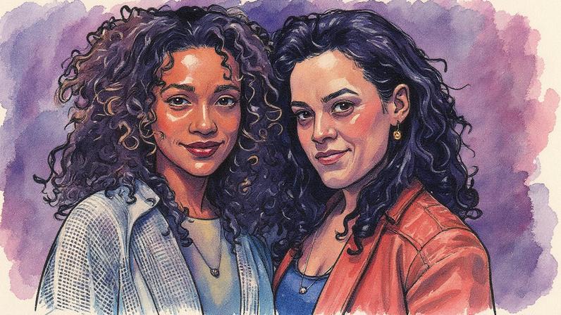 Lorena Lima e Maeve Jinkings interpretam Laís e Cecília em 'Vale Tudo' (Foto: Reprodução)