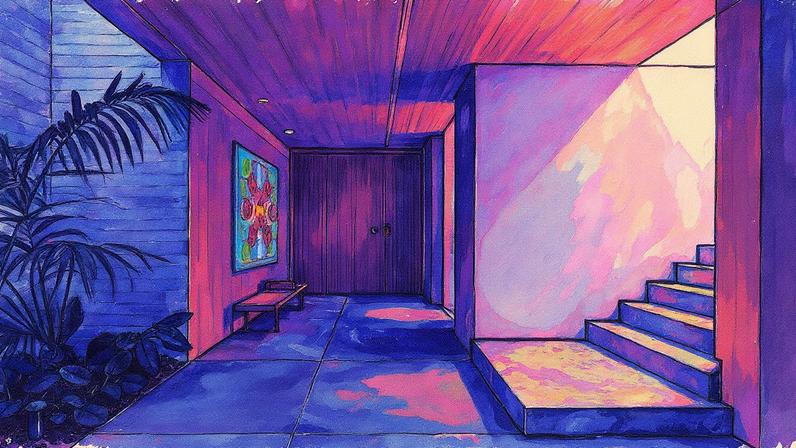 Hall de entrada clean, projetado para facilitar a entrada da energia vital, segundo o Feng Shui (Foto: Reprodução)