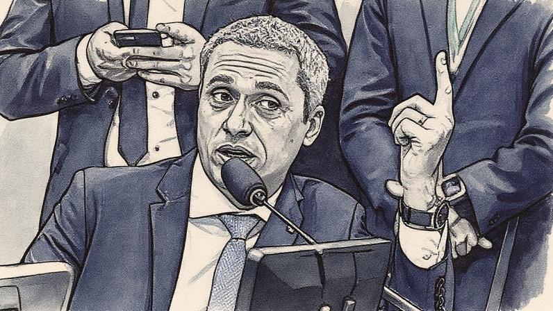 Deputado federal Gustavo Gayer em evento (Foto: Reprodução)