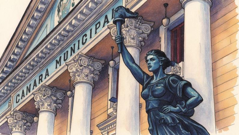 Fachada da Câmara Municipal de Niterói (Foto: Reprodução)