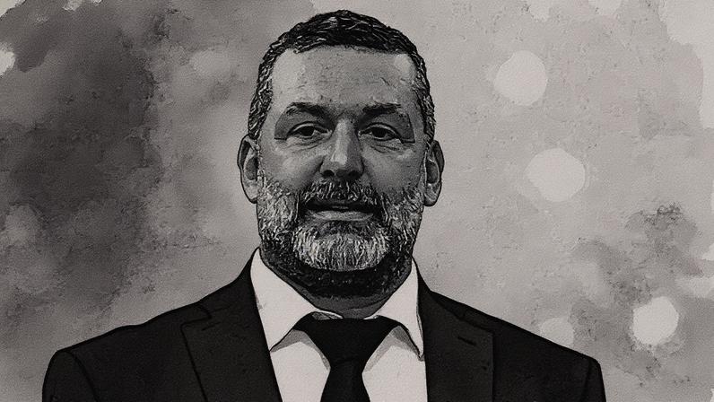 Jaime Anglada durante a recepção a autoridades e representantes da sociedade balear no Palácio de Marivent, em Palma de Mallorca (Foto: Reprodução)