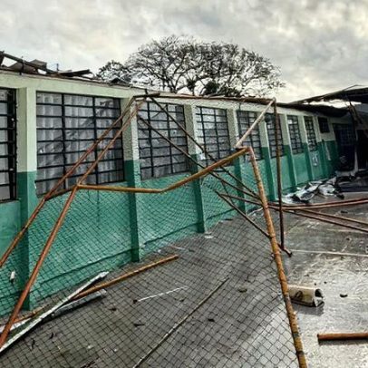 Temporal com ventos de 121 km/h causa destruição em várias cidades do Paraná