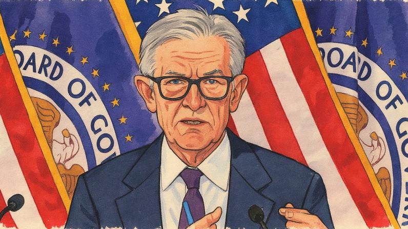 Jerome Powell, presidente do Federal Reserve, em uma conferência (Foto: Reprodução)