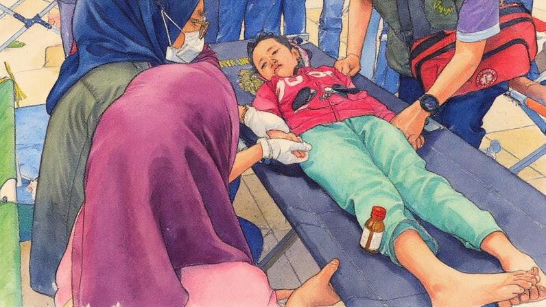 Milhares de crianças em idade escolar sofreram intoxicação alimentar devido a um programa de almoços gratuitos desde janeiro (Foto: Reprodução)