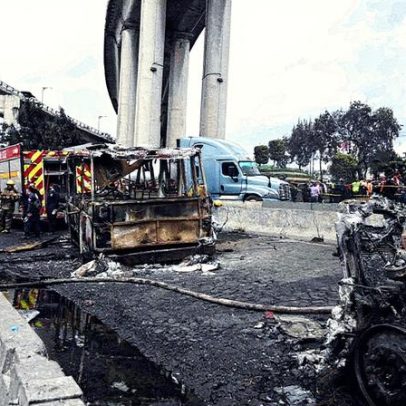 Aumenta para 19 o total de vítimas na explosão de caminhão-tanque no México