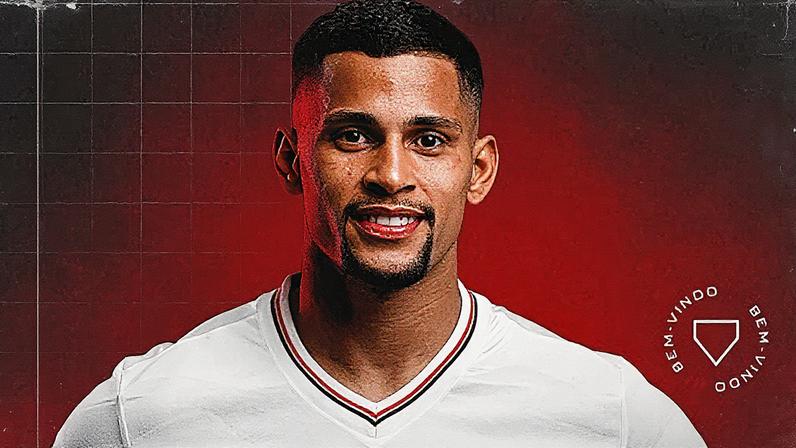 São Paulo anunciou o lateral-direito Mailton (Foto: Reprodução)