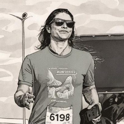 Priscila Fantin supera sedentarismo e se prepara para meia-maratona