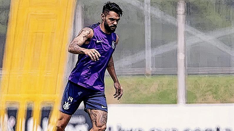 Corinthians e Palmeiras se enfrentam em uma partida de futebol (Foto: Reprodução)