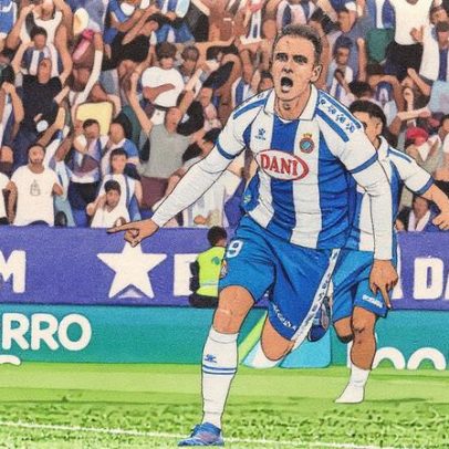 El Espanyol assume terceiro lugar ao vencer o Mallorca com um jogador a menos