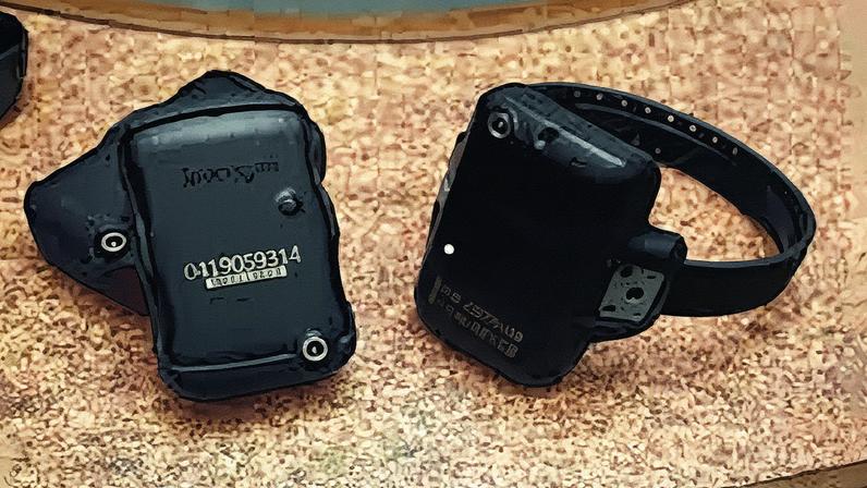 Tornozeleira eletrônica em destaque (Foto: Reprodução)