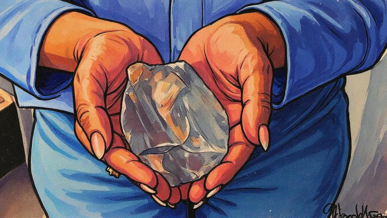 Diamante Motswedi, o segundo maior do mundo, ainda sem preço ou proprietário definido, pode se tornar uma peça de museu (Foto: Reprodução)