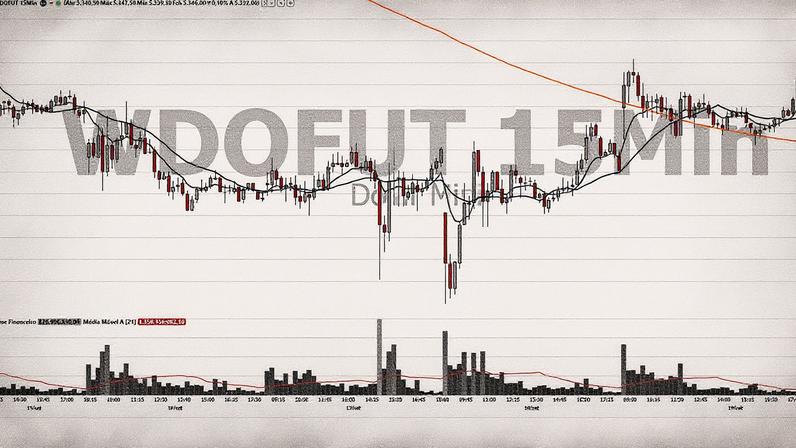 Gráfico de 15 minutos com dados financeiros (Foto: Reprodução)
