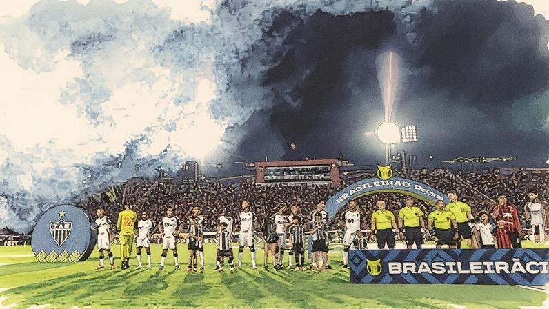 Atlético-MG enfrenta o Vitória em partida do Campeonato Brasileiro (Foto: Reprodução)