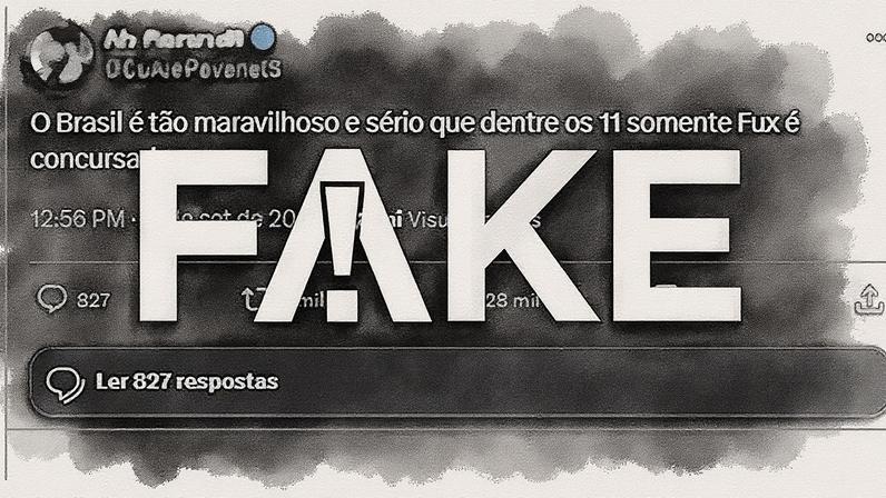 Luiz Fux é um dos ministros do STF, que inclui outros ministros concursados (Foto: Reprodução)