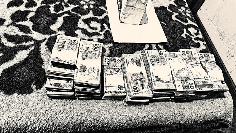 Ítens apreendidos durante a operação Ícaro, do MP-SP (Foto: Reprodução)