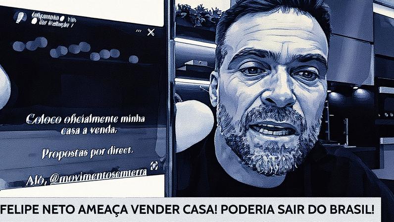 Jornalista e criador de conteúdo realiza live para criticar Felipe e sua posição política (Foto: Reprodução)