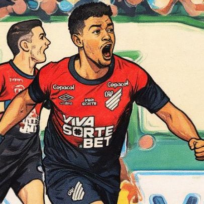 Léo Derik faz seu primeiro gol como profissional e se destaca no Athletico