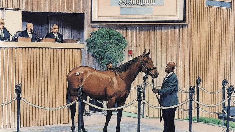 Cinquenta e seis yearlings foram vendidos por pelo menos $1 milhão na venda de setembro da Keeneland, com um potro de Gun Runner alcançando o preço de $3,3 milhões (Foto: Reprodução)