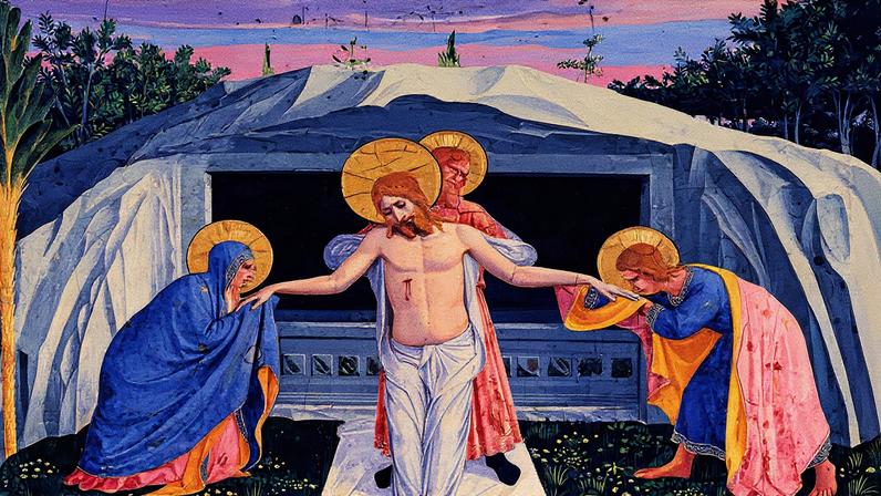 Fra Angelico’s The Entombment of Christ (1438-40) has travelled from Munich for the Florence exhibition © BPK/Bayerische Staatsgemäldesammlungen