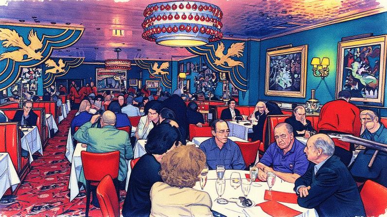 Uniformes combinam o clássico atuendo de hosteleria neoyorquina com casacas de inspiração russa (Foto: Reprodução)