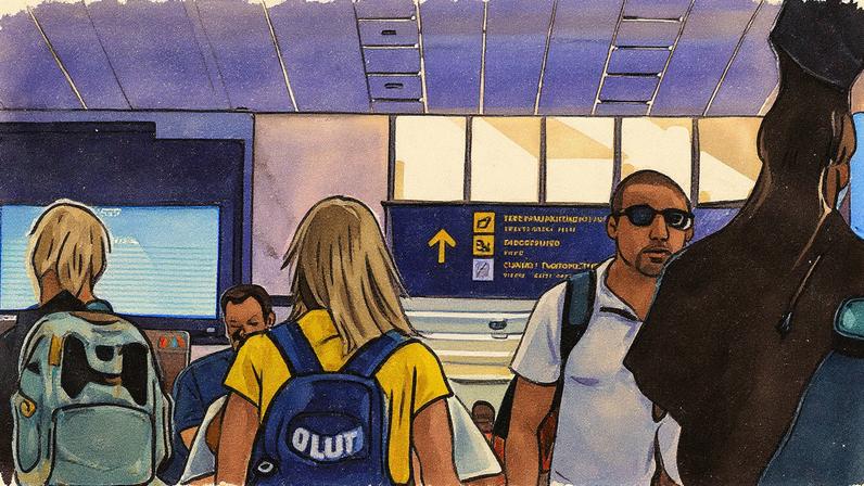 Aeroporto de Congonhas, em São Paulo, com movimento de aeronaves e passageiros (Foto: Reprodução)