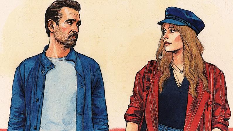 Colin Farrell e Margot Robbie em cena do filme 'Un grande viagem atrevido e maravilhoso' (Foto: Reprodução)