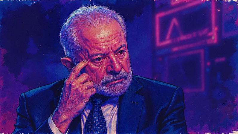 Presidente Lula em evento público, discursando ao microfone (Foto: Reprodução)