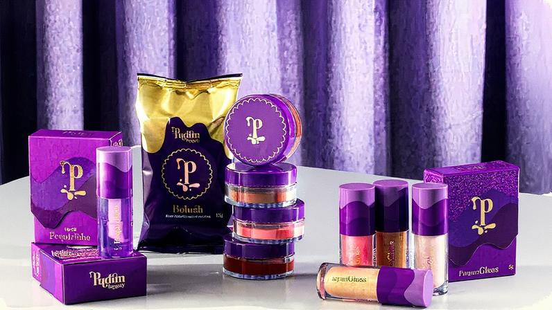 Pudim decorado com frutas e calda caramelizada em um prato (Foto: Reprodução)