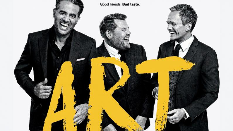 Imagem promocional do revival da peça "Art" de Yasmina Reza, atualmente em cartaz na Broadway (Foto: Reprodução)