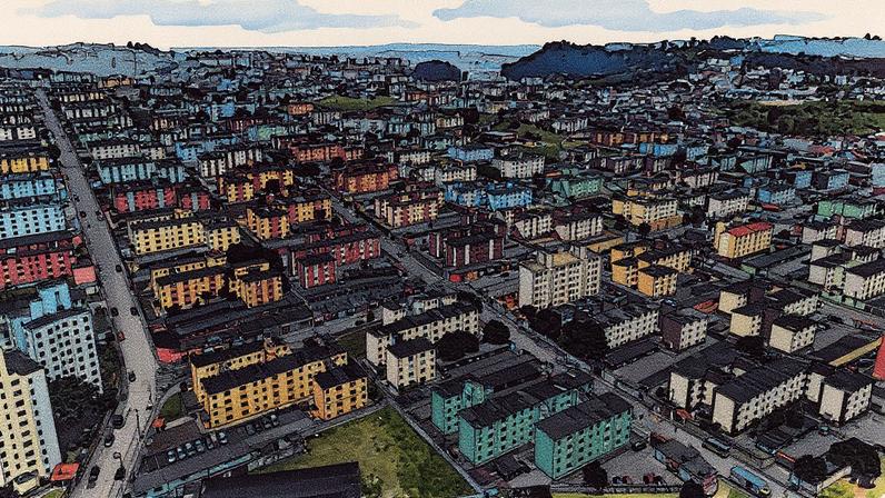 Unidades de projeto da Cohab em Cidade Tiradentes, na zona leste de São Paulo (Foto: Reprodução)