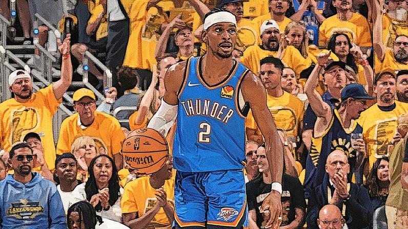 Shai anotou 15 pontos no último período para garantir a vitória do Thunder no Jogo 4 (Foto: Reprodução)