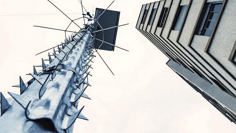 Aparato de segurança tem o objetivo de coibir atos de vandalismo (Foto: Reprodução)