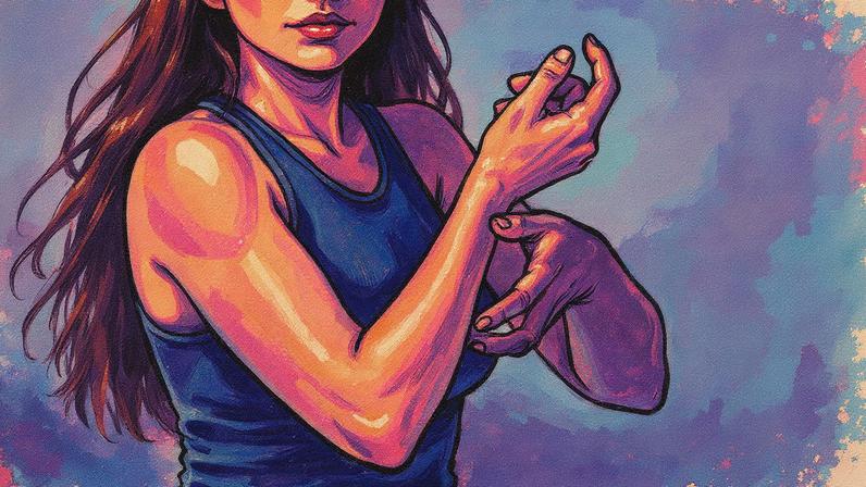 Manchas avermelhadas na pele, um dos sintomas do lúpus (Foto: Reprodução)