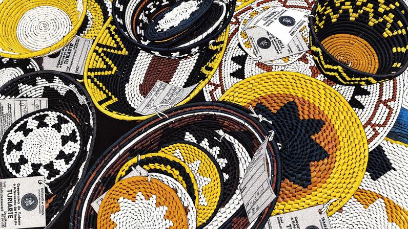 Peças de artesanato da cooperativa Turiarte em Santarém (PA), com aumento de produção devido à COP30 (Foto: Reprodução)