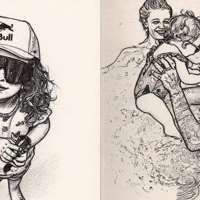 Dicker compartilha momento divertido com filha imitando o pai Scooby