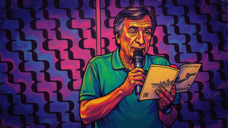 Antonio Cicero na ArtRio de 2017 (Foto: Reprodução)