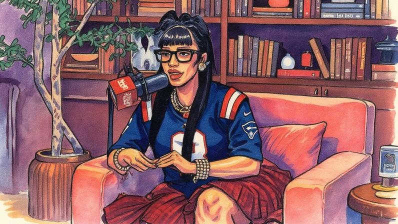 Cardi B faz sua estreia no 'Call Her Daddy' e discute sobre sua vida, música e passado (Foto: Reprodução)