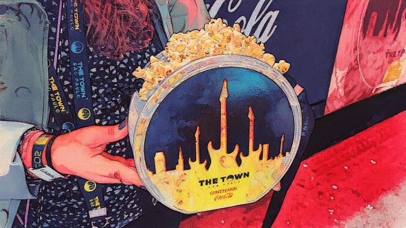 Pipoca à venda em um evento (Foto: Reprodução)