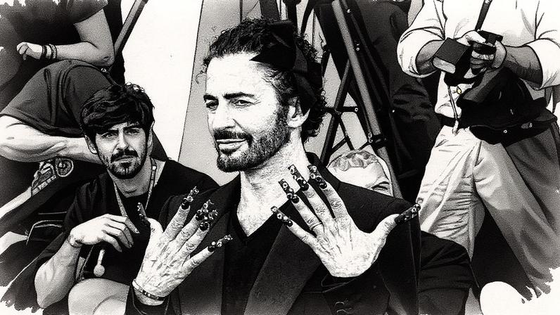 Marc Jacobs em evento de moda (Foto: Reprodução)