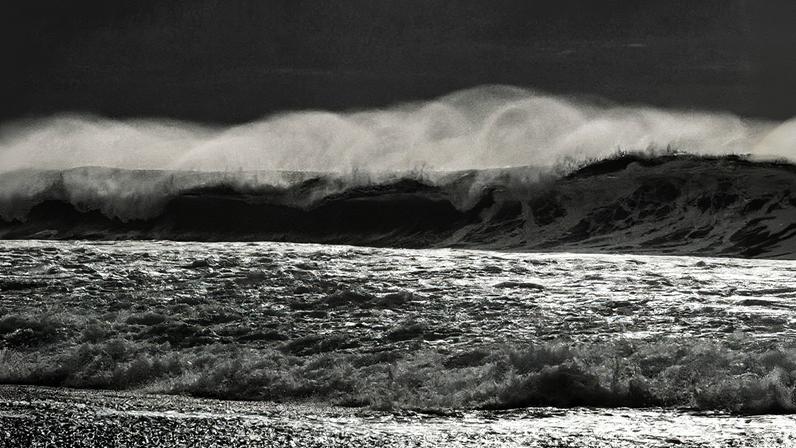 Mar de ressaca no Rio de Janeiro (Foto: Reprodução)