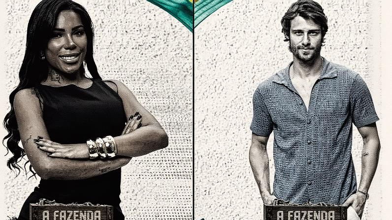 Carol e Matheus estão juntos em A Fazenda 17 (Foto: Reprodução)