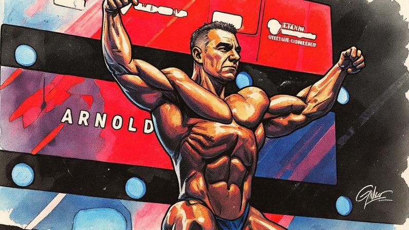 Rafael Brandão apresenta-se individualmente durante a edição de 2024 do Arnold Classic Ohio (Foto: Reprodução)
