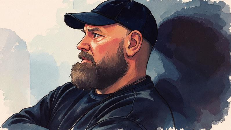 Homem vestido com terno da Hugo Boss em ambiente formal (Foto: Reprodução)