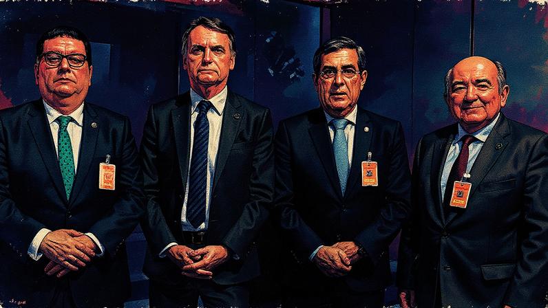 Representantes dos peritos do INSS em reunião com o presidente eleito Jair Bolsonaro na sede da transição (Foto: Reprodução)