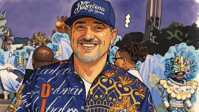 Alexandre Constantino Furtado, presidente da Império de Casa Verde (Foto: Reprodução)