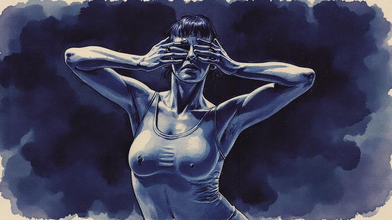 Momento do espetáculo 'Boys In The Sand', de Adi Schwarz, em estreia nos Teatros del Canal de Madrid (Foto: Reprodução)