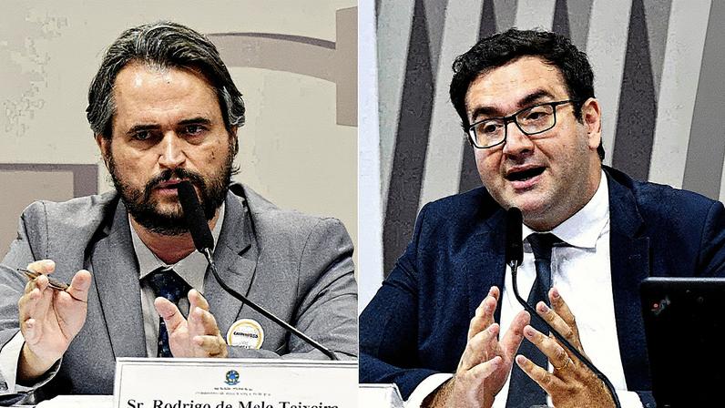 Ex-diretor da Polícia Federal e diretor da ANM, ambos presos durante operação (Foto: Reprodução)