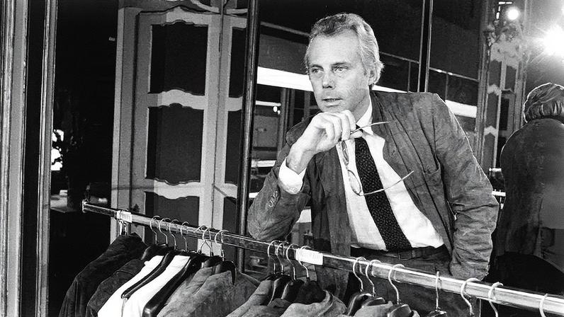 Retrato de Giorgio Armani na década de setenta (Foto: Reprodução)