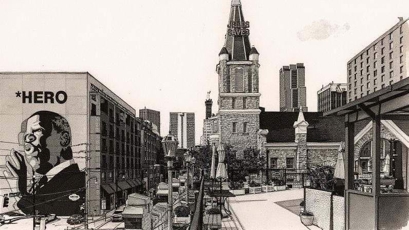 Imagem do museu APEX com a exposição "Sweet Auburn: Street of Pride" (Foto: Reprodução)
